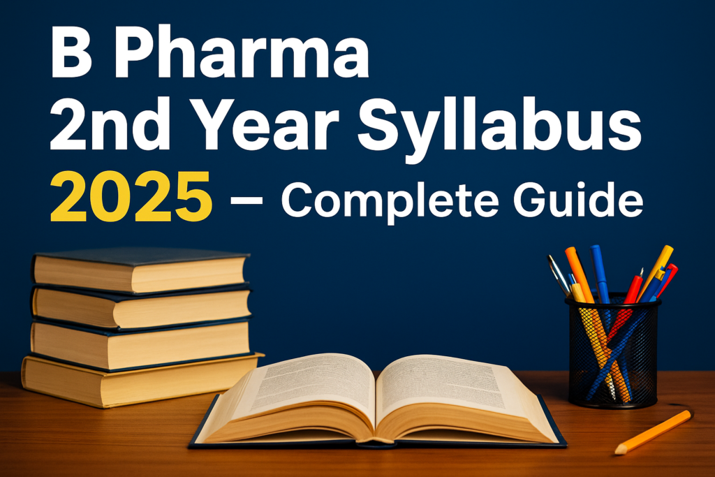B Pharma 2nd Year Syllabus 2025 – Complete Guide
